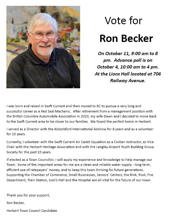 Ron Becker - candidate